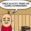 downwards