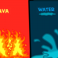 Lava or Water