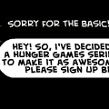 Hunger games Sign ups!
