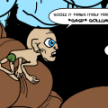 The Gollum Tries to Match Wits