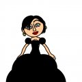 black dress
