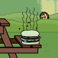 Unattended Hamburger (still)