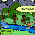 ....about monkeys...