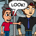 "LOOK!"