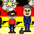 the German attack