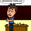 Paper cut