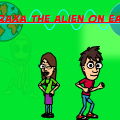 Aidraxa the alien on earth