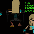 500 things about me!