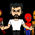The 4 Marvel Heros