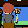 useing a gun
