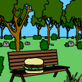 Unattended Hamburger