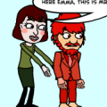'Mr. Red Suit'