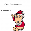 Santas making presents!