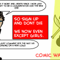 sing up for new comic wars