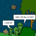 'bananaman:Ufo abduction'