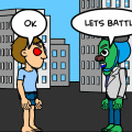 Street battle
