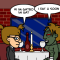 the eating