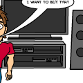'My new tv'