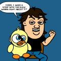 Look! It's that duck again!