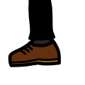 my foot!