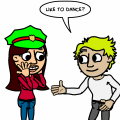 At the prom