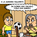 por poco...