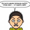 FIRST LIE:SHOOTING YOUR SELF
