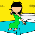 Green Night Dress
