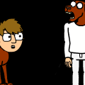 the dog and the little boss