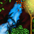 The fall stream