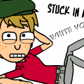 Stuck in mah white void.