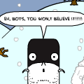 global warming: penguin eyes!