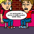 if card games were real