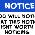 notice