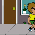 Side Walk Scene Template 2