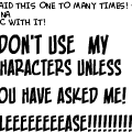 ASK ME FIRST! 