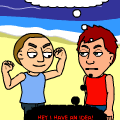 my trip at the beach went awry