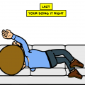 Theme of the day: Laziness
