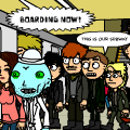 on the subway 