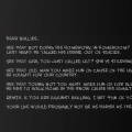 Dear, Bullies