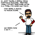 Room to room.