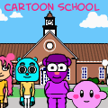 cartoon school