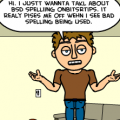 bad spelling