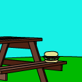 Unattended Hamburger