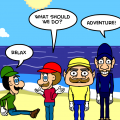 random mario strips