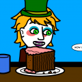 the weird freaky ginger guy