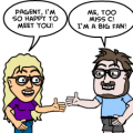 When two bloggers meet