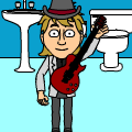 bathroom rock and roll