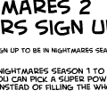 sign ups for nightmaresseason2