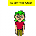 3 people